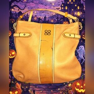Coach Tan Leather Shoulder Bag